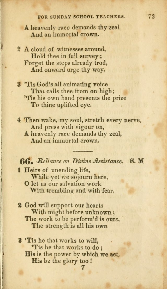 A Selection of Psalms and Hymns, for the use of Sunday Schools page 75