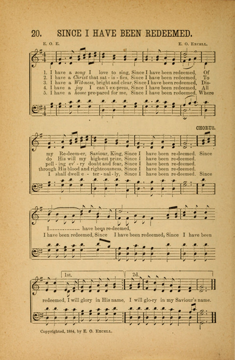 Songs of Peace, Love and Joy: for Sabbath Schools and Gospel Meetings page 20