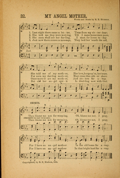 Songs of Peace, Love and Joy: for Sabbath Schools and Gospel Meetings page 32
