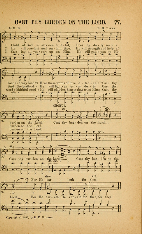 Songs of Peace, Love and Joy: for Sabbath Schools and Gospel Meetings page 77