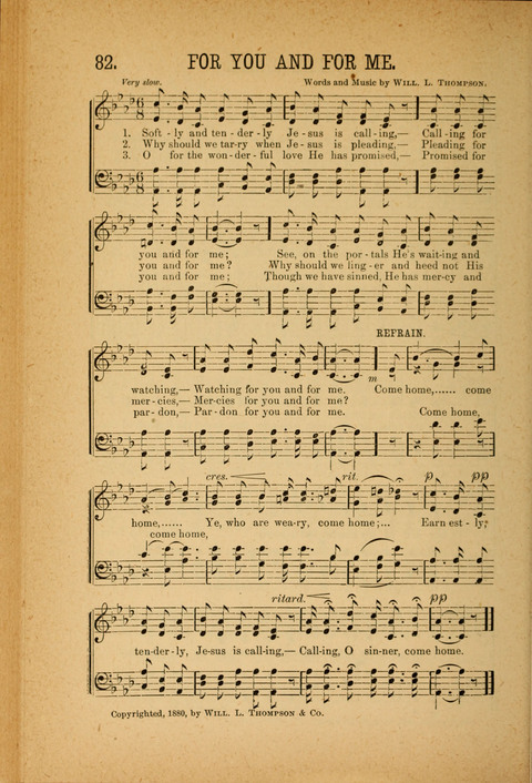 Songs of Peace, Love and Joy: for Sabbath Schools and Gospel Meetings page 82