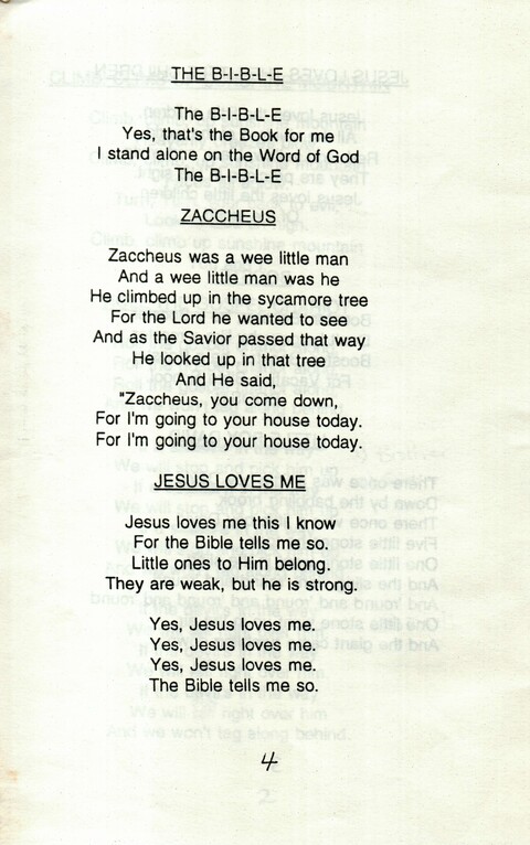 Songs of Praise for Little Ones page 4