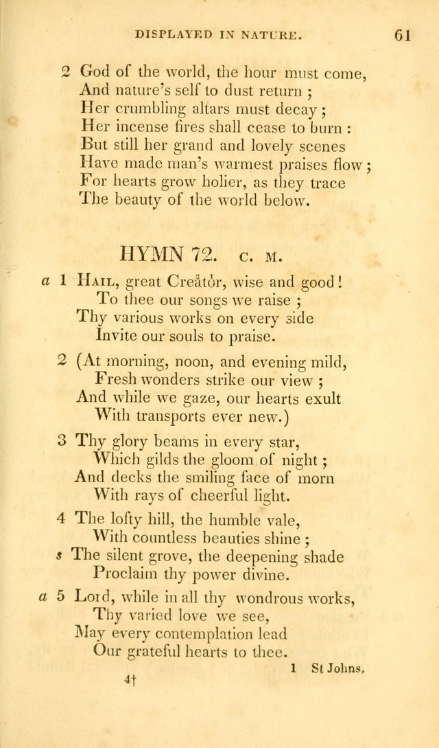 Sacred Poetry and Music Reconciled; or a Collection of Hymns, Original and Compiled page 66