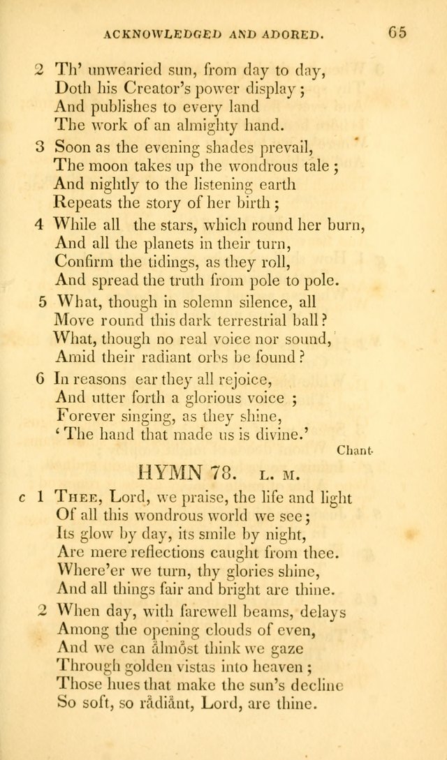 Sacred Poetry and Music Reconciled; or a Collection of Hymns, Original and Compiled page 70