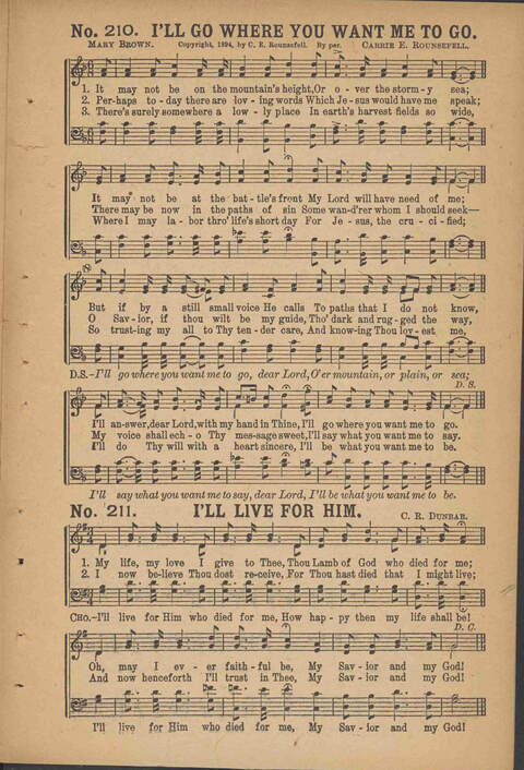 Songs of Pentecostal Power, Complete page 152