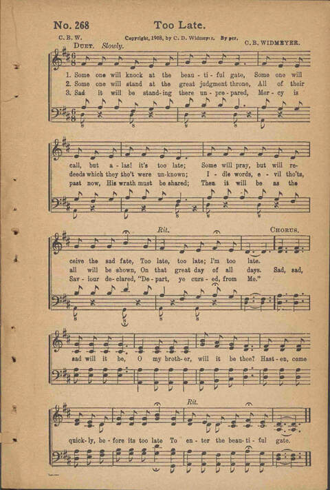 Songs of Pentecostal Power, Complete page 206