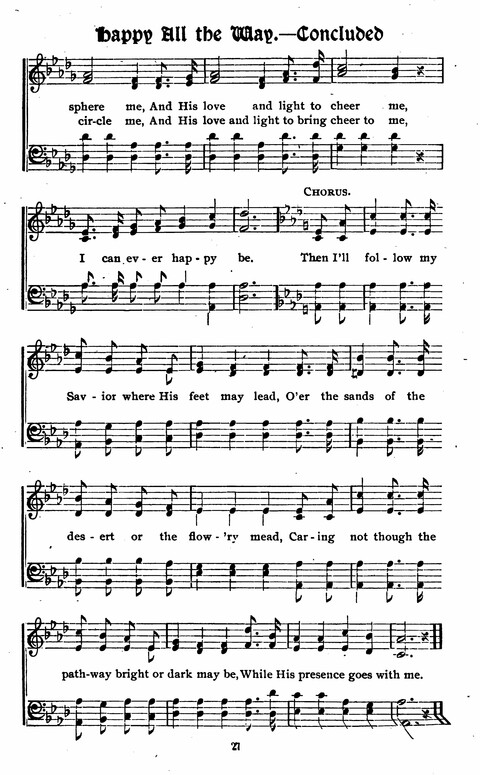 Songs and Praises: for Revivals, Sunday Schools, Singing Schools, and General Church Work page 11
