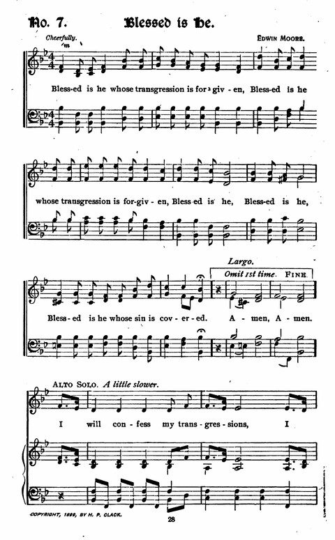 Songs and Praises: for Revivals, Sunday Schools, Singing Schools, and General Church Work page 12
