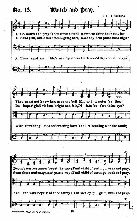 Songs and Praises: for Revivals, Sunday Schools, Singing Schools, and General Church Work page 22