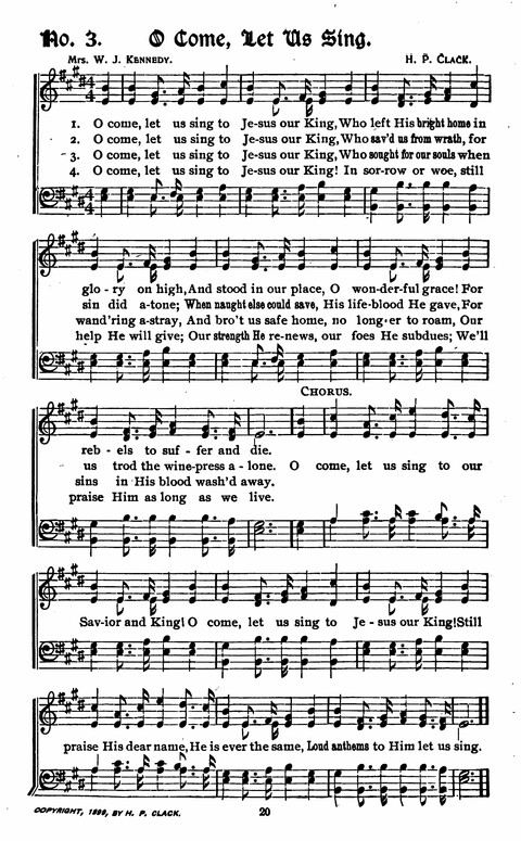 Songs and Praises: for Revivals, Sunday Schools, Singing Schools, and General Church Work page 4