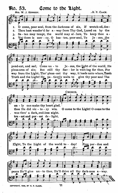Songs and Praises: for Revivals, Sunday Schools, Singing Schools, and General Church Work page 61