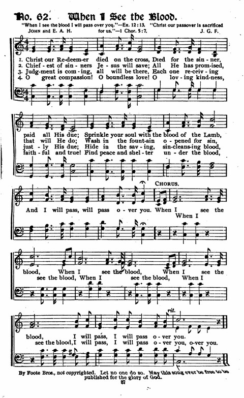 Songs and Praises: for Revivals, Sunday Schools, Singing Schools, and General Church Work page 71