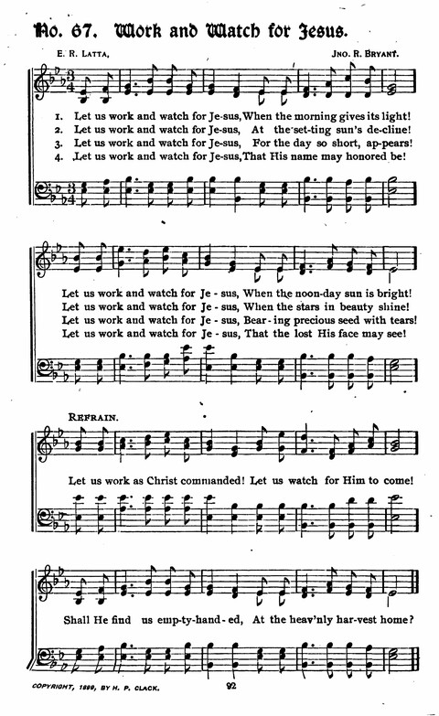 Songs and Praises: for Revivals, Sunday Schools, Singing Schools, and General Church Work page 76