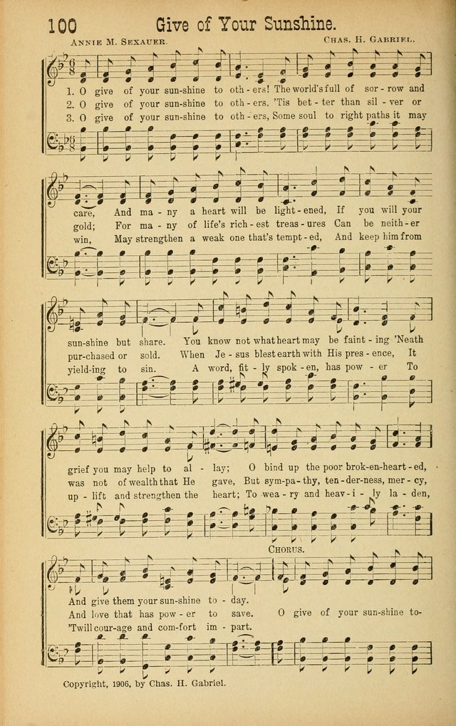 Song Praises: for Sunday schools, Epworth League meetings,Christian Endeavor and young people