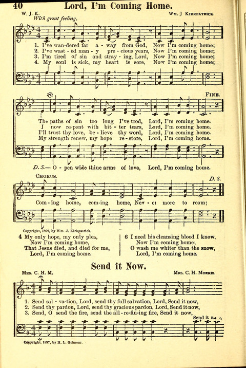 Songs of Praise and Victory page 40