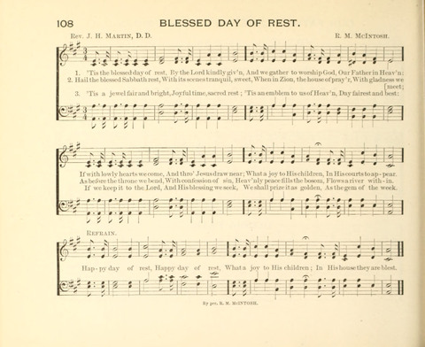 Sowing and Reaping: hymns, tunes and carols for the Snday school, prayer, praise and Gospel service page 108