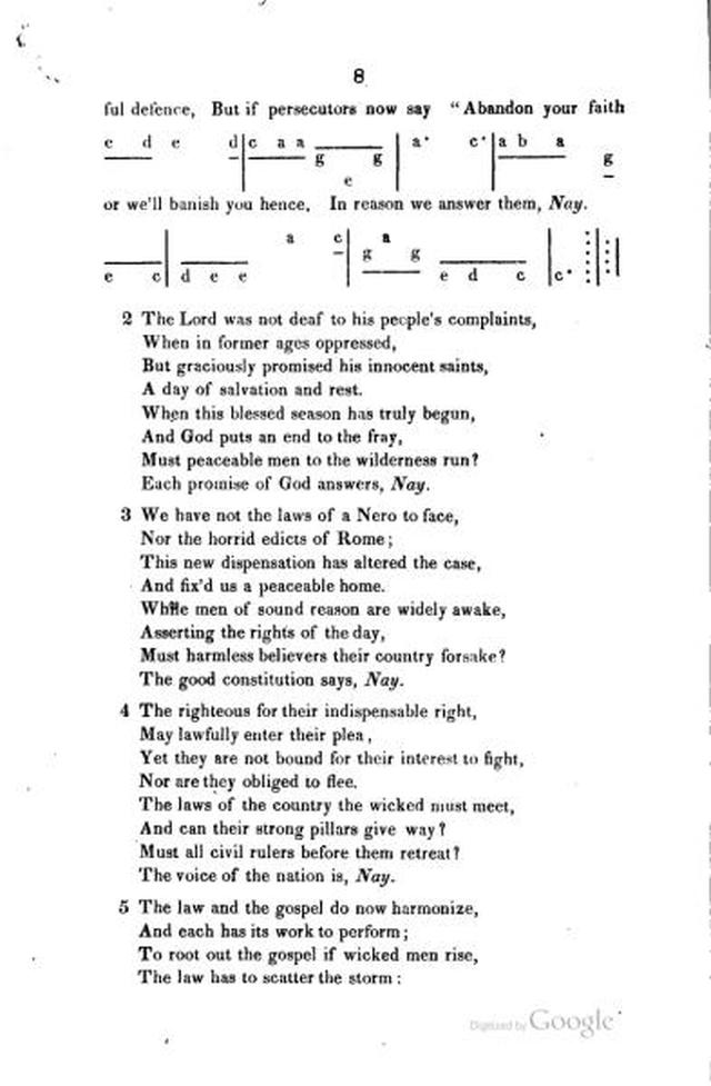 A Sacred Repository of Anthems and Hymns page 8