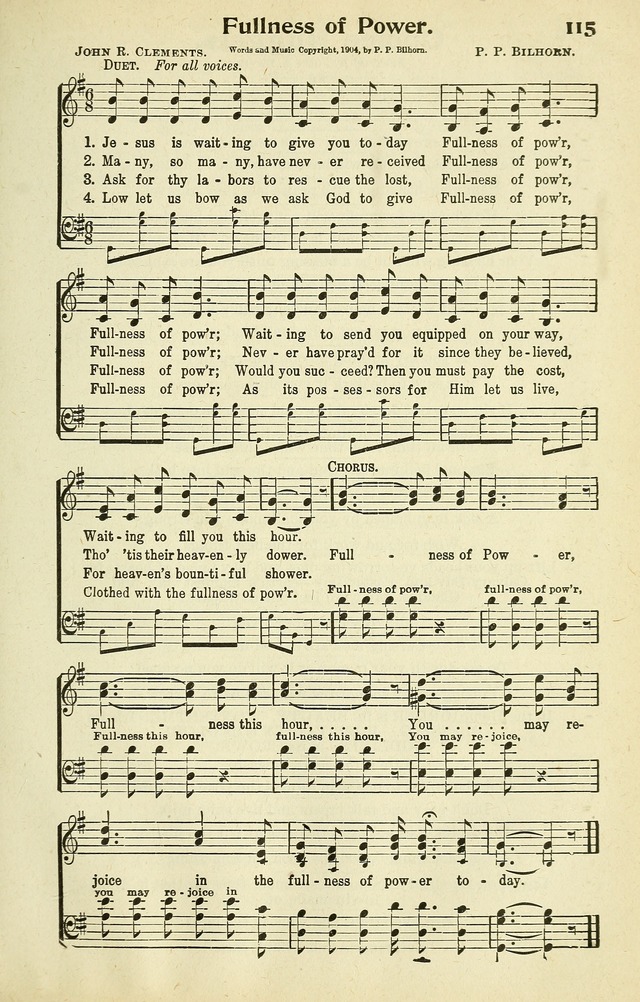 Songs of Redemption and Praise. Rev. page 113