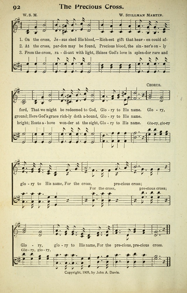 Songs of Redemption and Praise. Rev. page 90