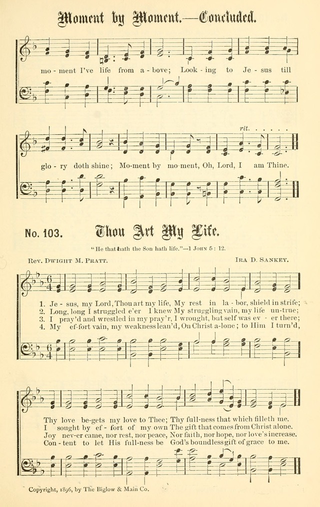 Sacred Songs No. 1: compiled and arranged for use in gospel meetings, Sunday schools, prayer meetings and other religious services page 105