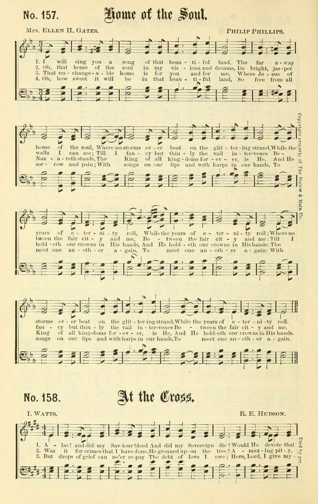 Sacred Songs No. 1: compiled and arranged for use in gospel meetings, Sunday schools, prayer meetings and other religious services page 152