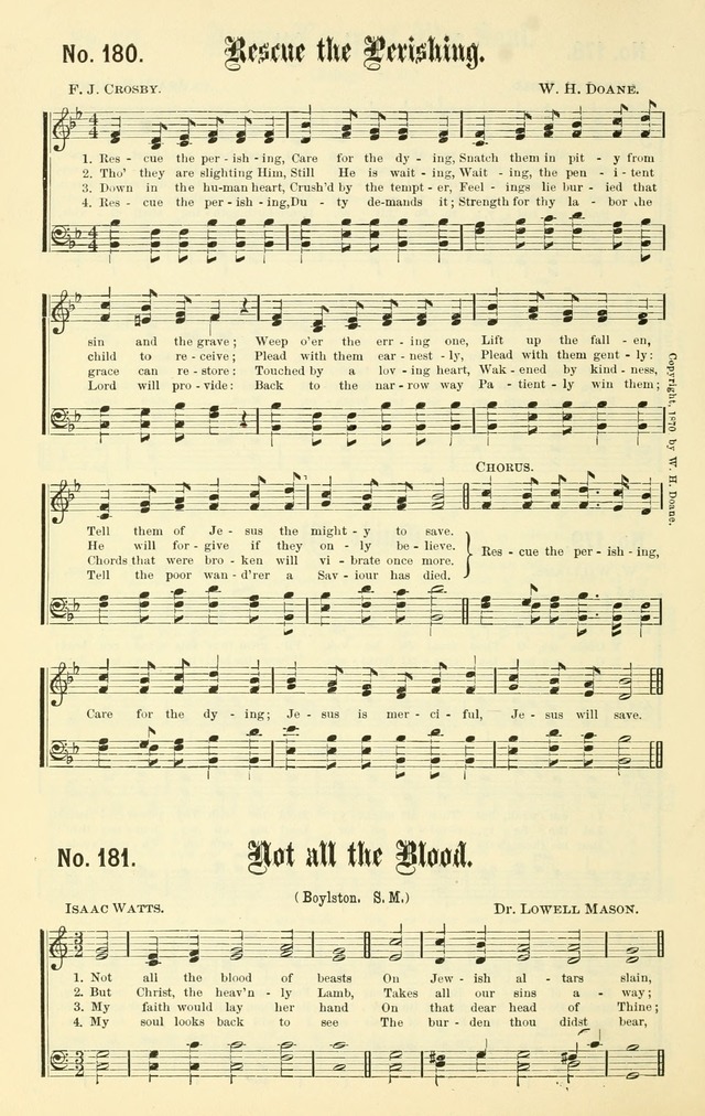 Sacred Songs No. 1: compiled and arranged for use in gospel meetings, Sunday schools, prayer meetings and other religious services page 170