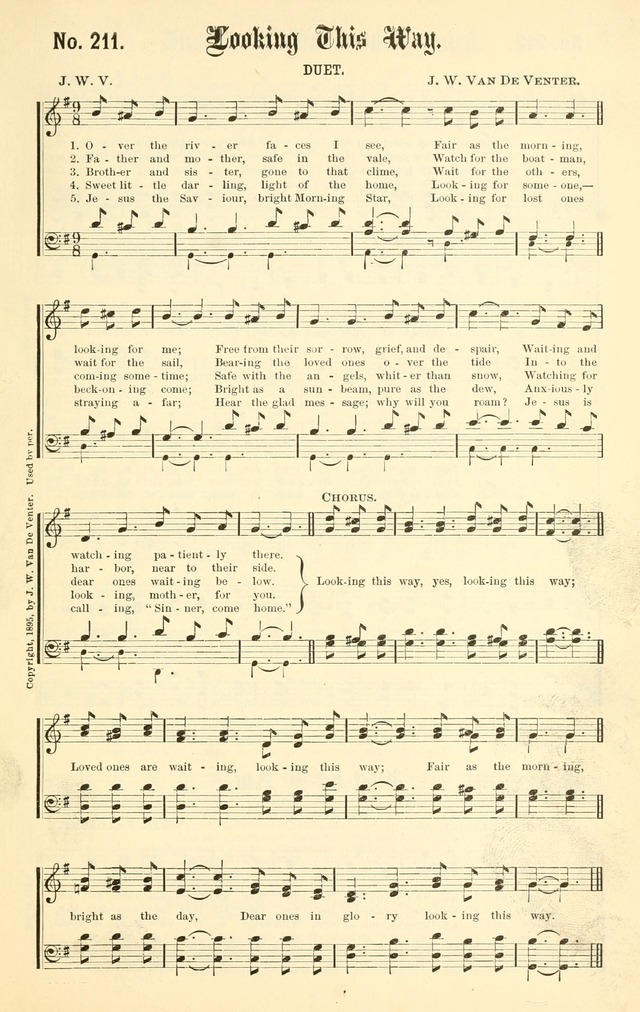Sacred Songs No. 1: compiled and arranged for use in gospel meetings, Sunday schools, prayer meetings and other religious services page 189