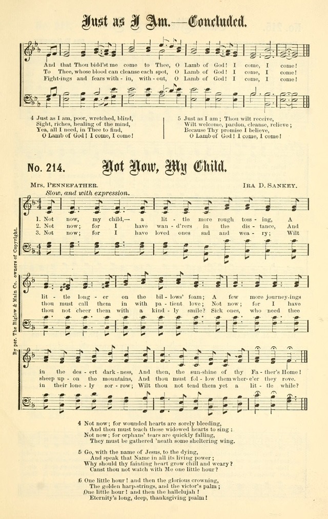 Sacred Songs No. 1: compiled and arranged for use in gospel meetings, Sunday schools, prayer meetings and other religious services page 191