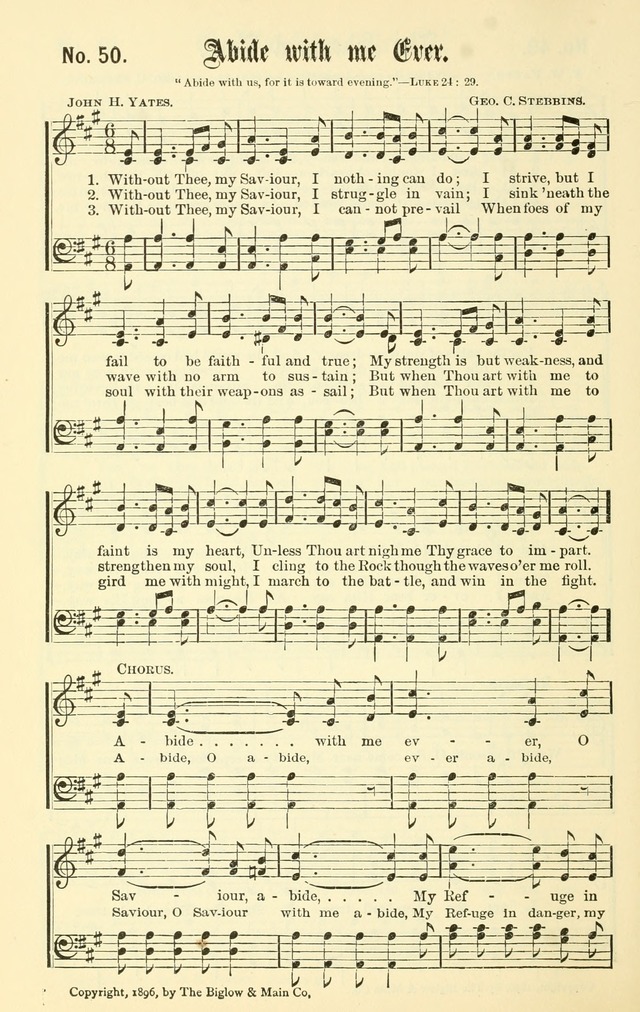 Sacred Songs No. 1: compiled and arranged for use in gospel meetings, Sunday schools, prayer meetings and other religious services page 50