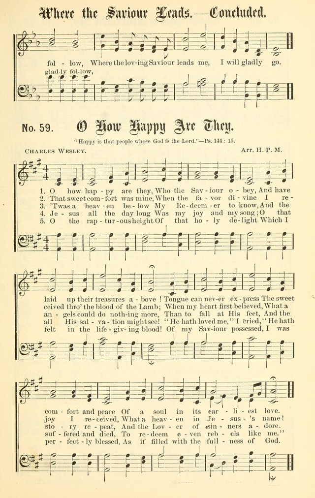 Sacred Songs No. 1: compiled and arranged for use in gospel meetings, Sunday schools, prayer meetings and other religious services page 59