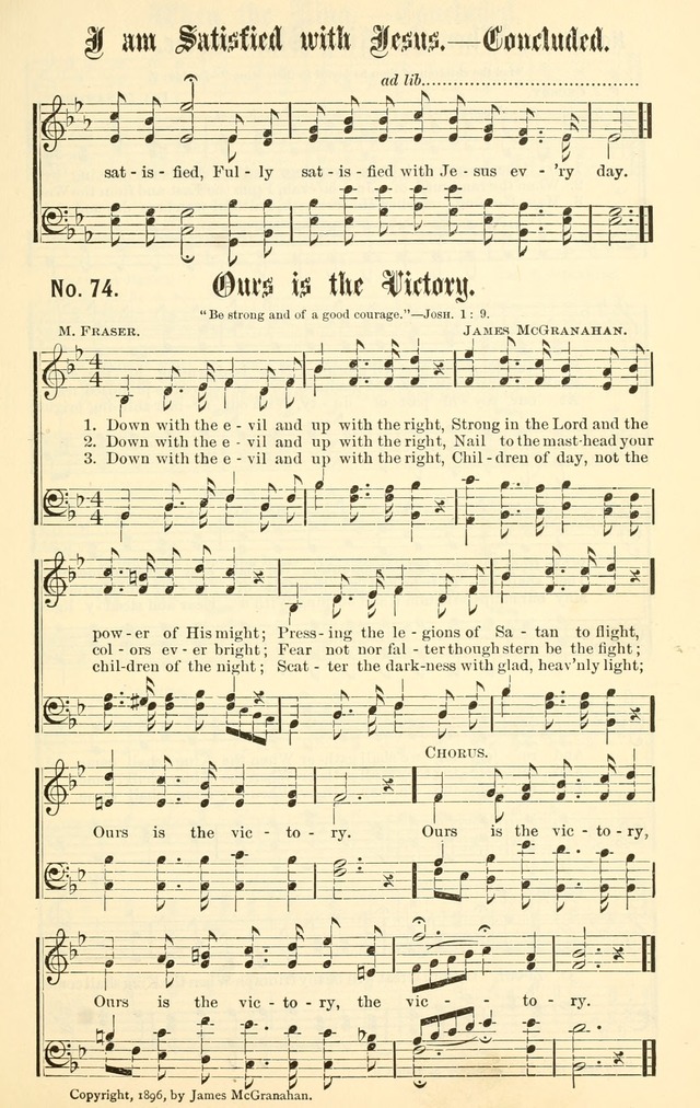 Sacred Songs No. 1: compiled and arranged for use in gospel meetings, Sunday schools, prayer meetings and other religious services page 75
