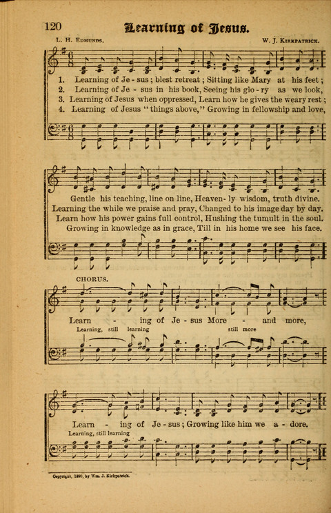 Sunlit Songs: for use in meetings for Christian worship or work page 120