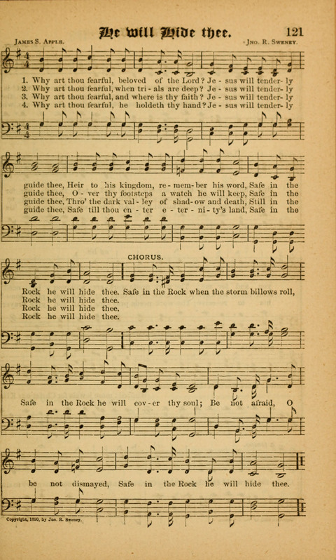 Sunlit Songs: for use in meetings for Christian worship or work page 121