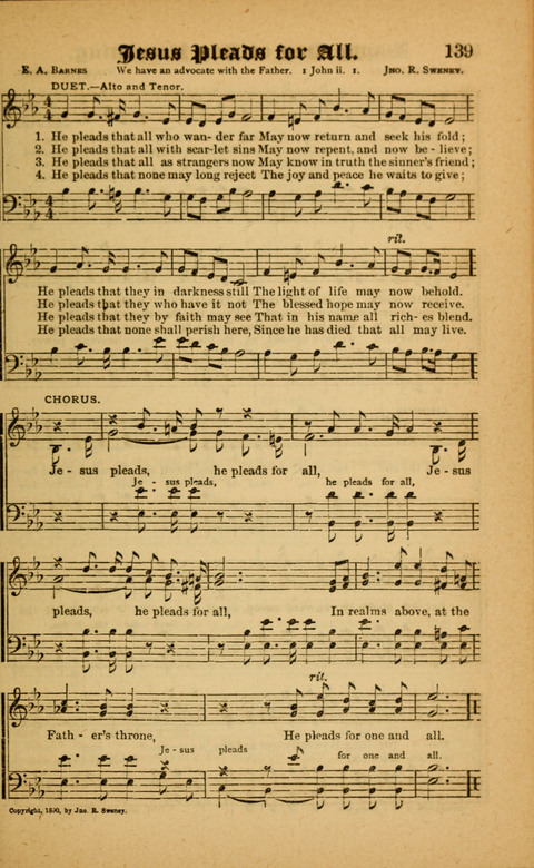 Sunlit Songs: for use in meetings for Christian worship or work page 139