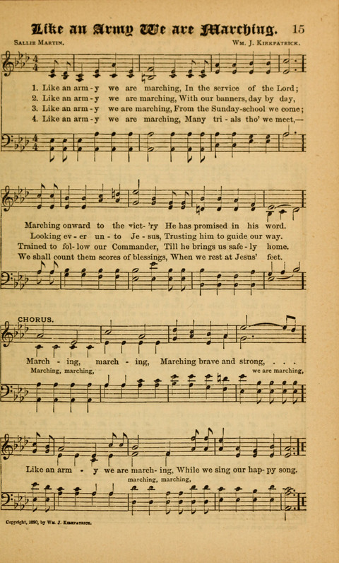 Sunlit Songs: for use in meetings for Christian worship or work page 15