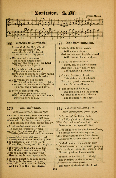 Sunlit Songs: for use in meetings for Christian worship or work page 165