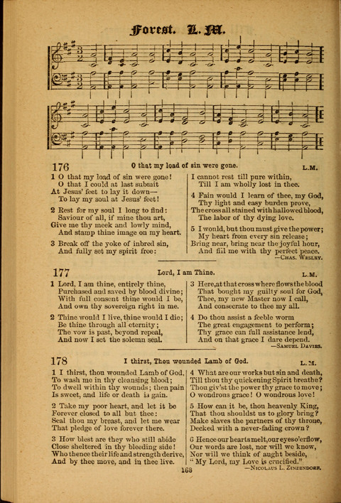 Sunlit Songs: for use in meetings for Christian worship or work page 168