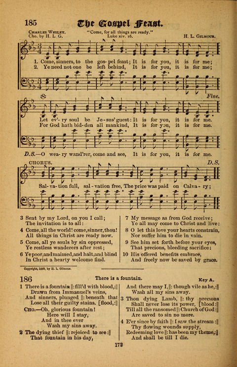 Sunlit Songs: for use in meetings for Christian worship or work page 172
