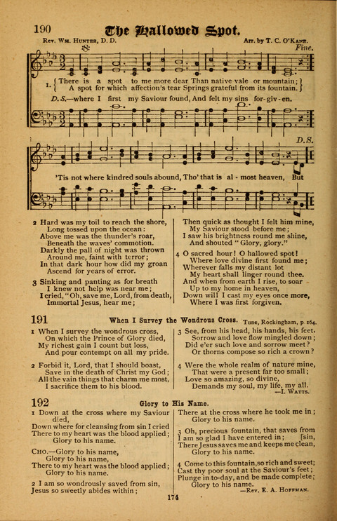 Sunlit Songs: for use in meetings for Christian worship or work page 174