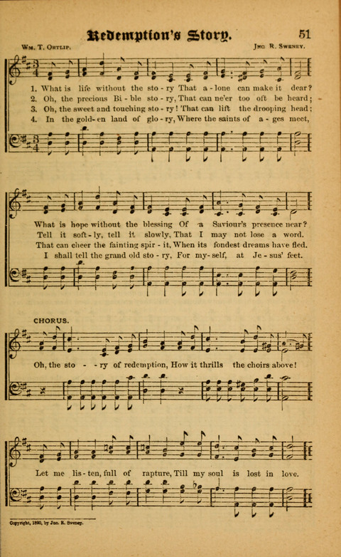 Sunlit Songs: for use in meetings for Christian worship or work page 51