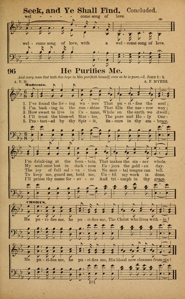 The Seed Sower: a collection of songs for Sunday schools and gospel meetings page 101