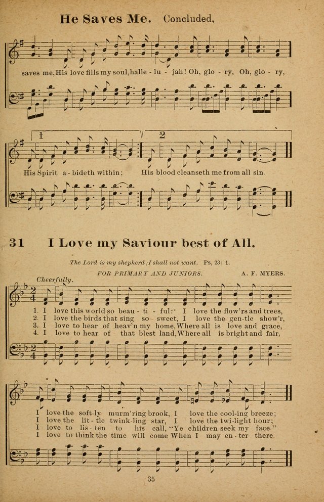 The Seed Sower: a collection of songs for Sunday schools and gospel meetings page 35
