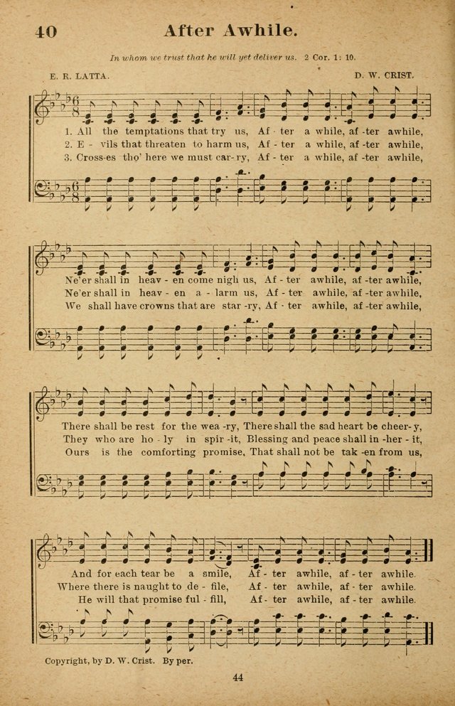 The Seed Sower: a collection of songs for Sunday schools and gospel meetings page 44