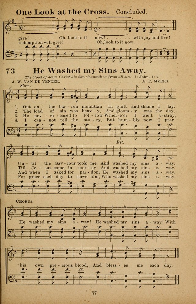 The Seed Sower: a collection of songs for Sunday schools and gospel meetings page 77