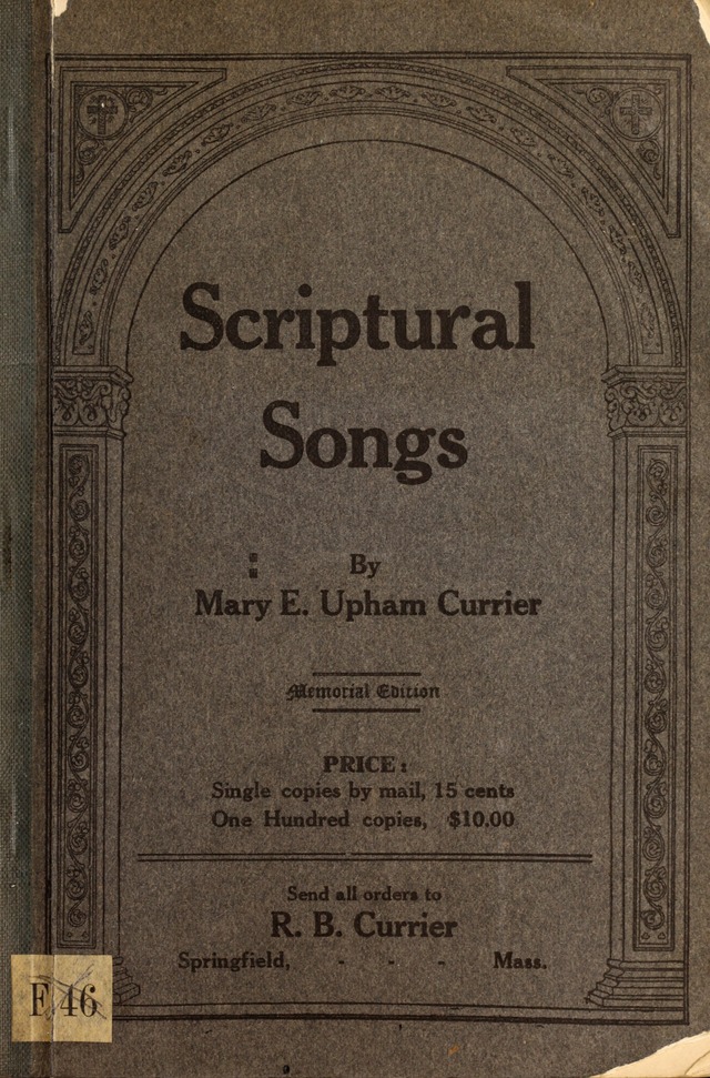 Scriptural Songs (Memorial Ed.) page i