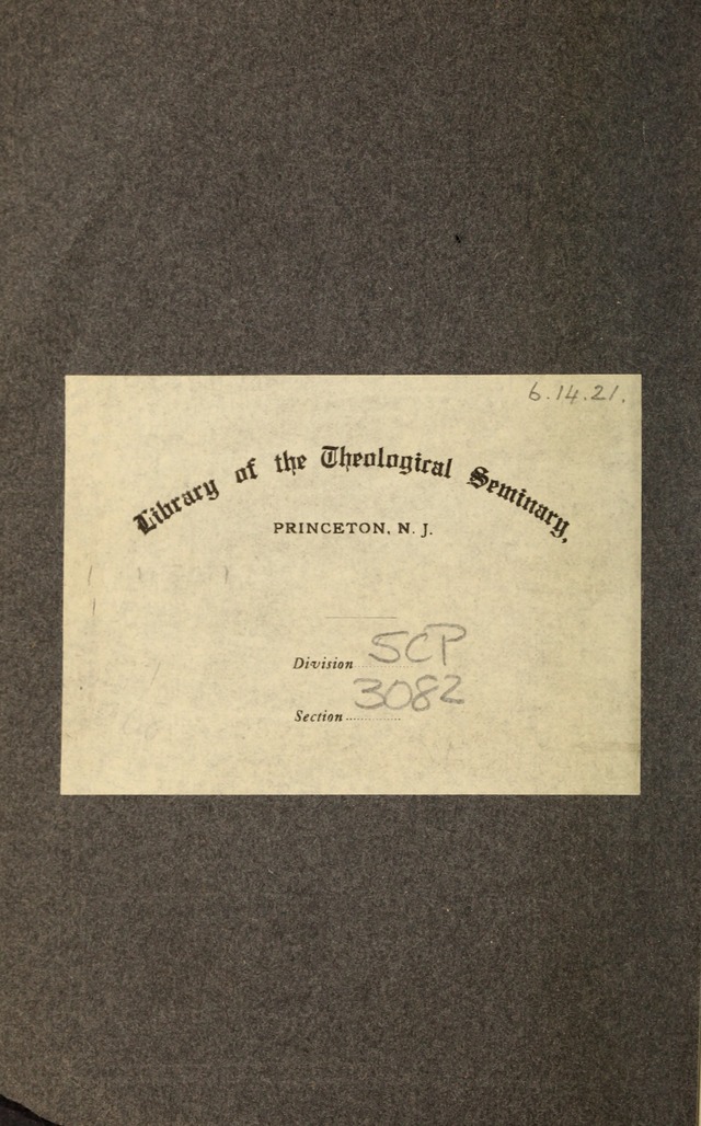 Scriptural Songs (Memorial Ed.) page ii