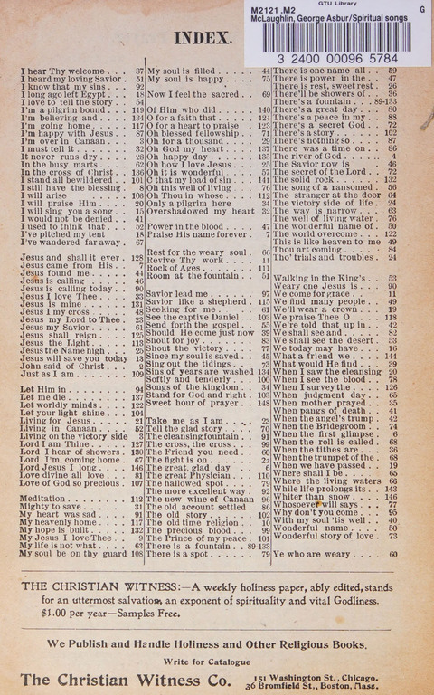 Spiritual Songs page 129