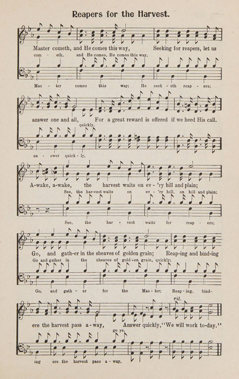 Service in Song: The cream of all the best songs, of all the best writers, together with Orders of Service for the Sunday School page 161