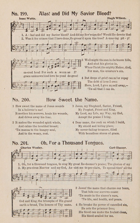 Service in Song: The cream of all the best songs, of all the best writers, together with Orders of Service for the Sunday School page 196