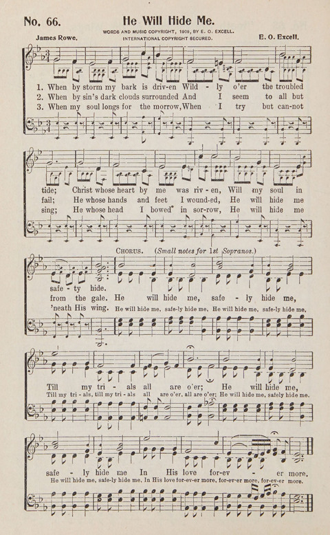 Service in Song: The cream of all the best songs, of all the best writers, together with Orders of Service for the Sunday School page 66